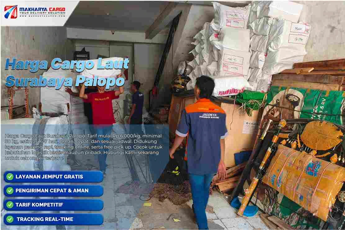 Harga Cargo Laut Surabaya Palopo Murah Terbaru 2026 6 harga cargo laut surabaya palopo