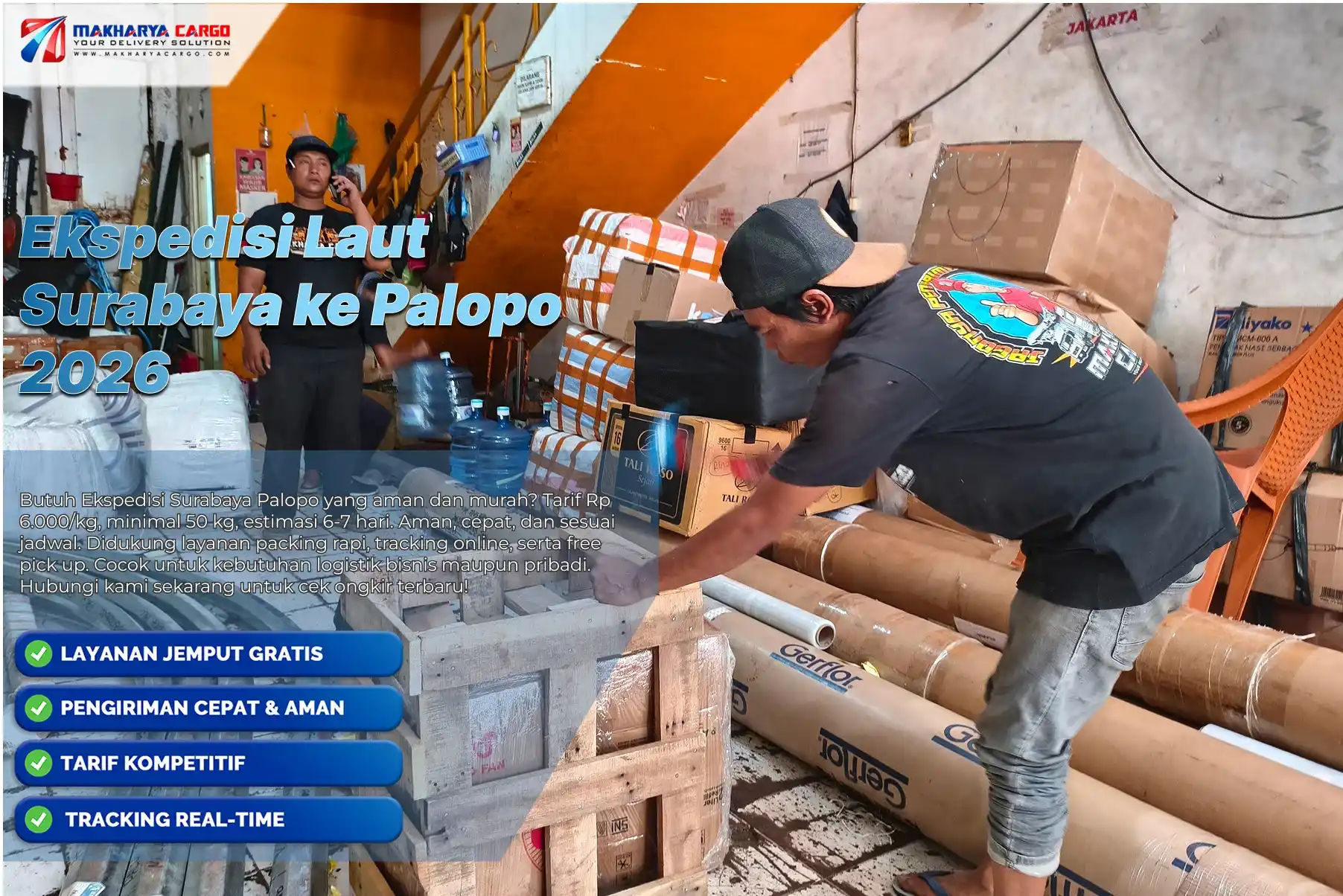 pengiriman barang via kapal laut