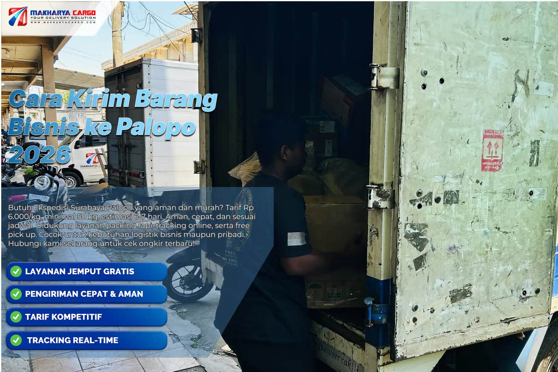 Jasa cargo Palopo untuk kebutuhan pengiriman bisnis