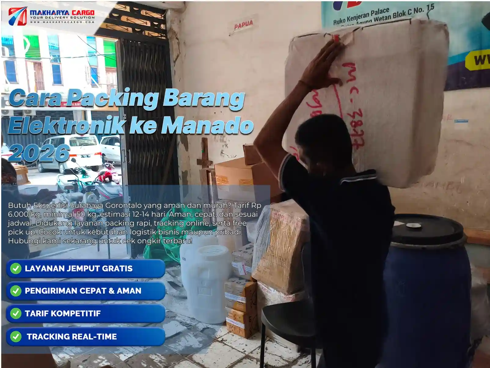 Cara Packing Barang Elektronik ke Manado dengan Teknik Aman dan Profesional 6 Proses cara packing barang elektronik ke Manado menggunakan bubble wrap dan kardus tebal untuk keamanan pengiriman