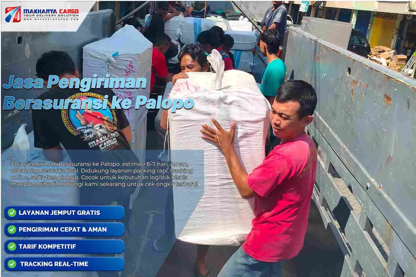 jasa pengiriman berasuransi ke palopo