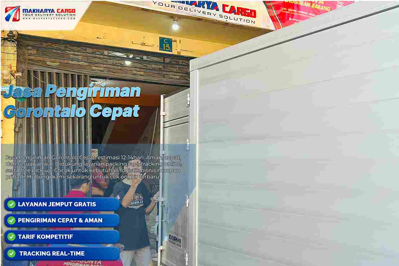 Jasa Pengiriman Gorontalo Cepat dan 100% Aman 6 Jasa Pengiriman Gorontalo Cepat