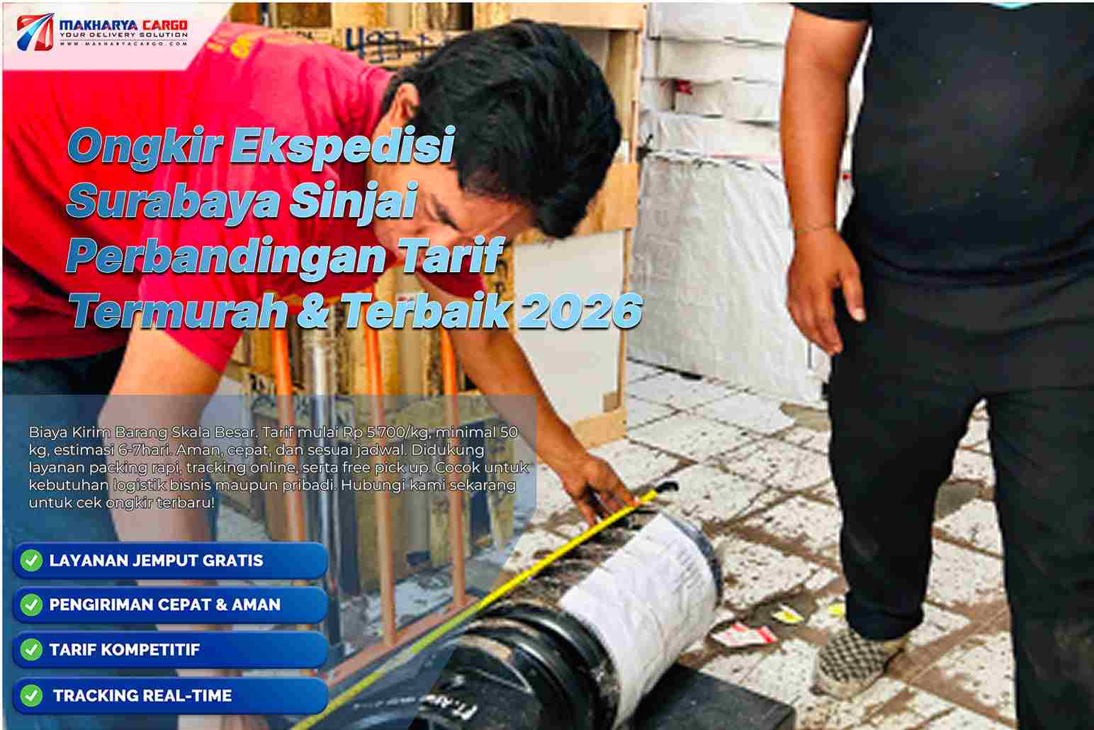 ongkir ekspedisi Surabaya Sinjai perbandingan tarif cargo