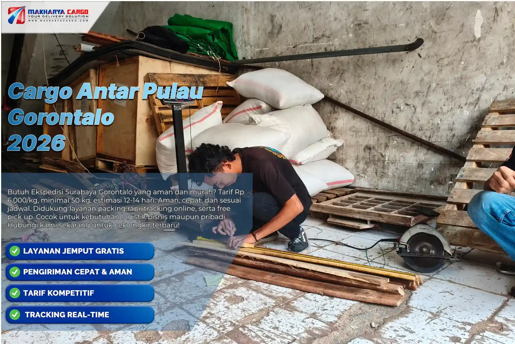 Cargo Antar Pulau Gorontalo untuk Kebutuhan Pengiriman Barang Skala Kecil hingga Besar 6 Pengiriman barang ke Gorontalo menggunakan layanan cargo laut