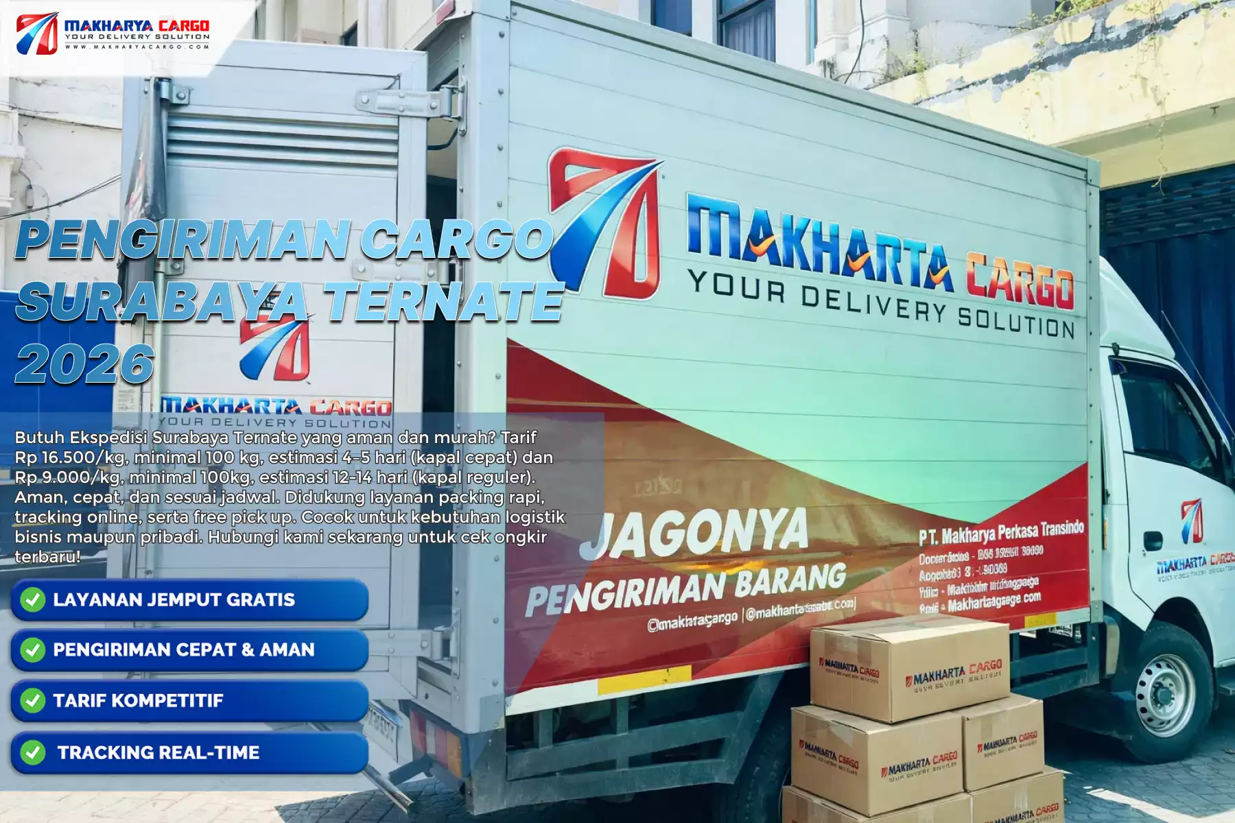 Pengiriman Cargo Ternate dan Area Distribusi ke Wilayah Sekitarnya 5 pengiriman cargo ternate untuk distribusi antarpulau