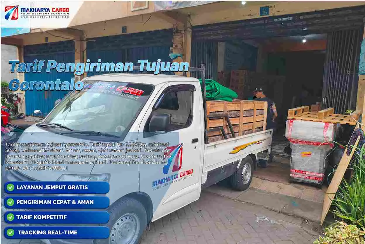 tarif pengiriman tujuan gorontalo