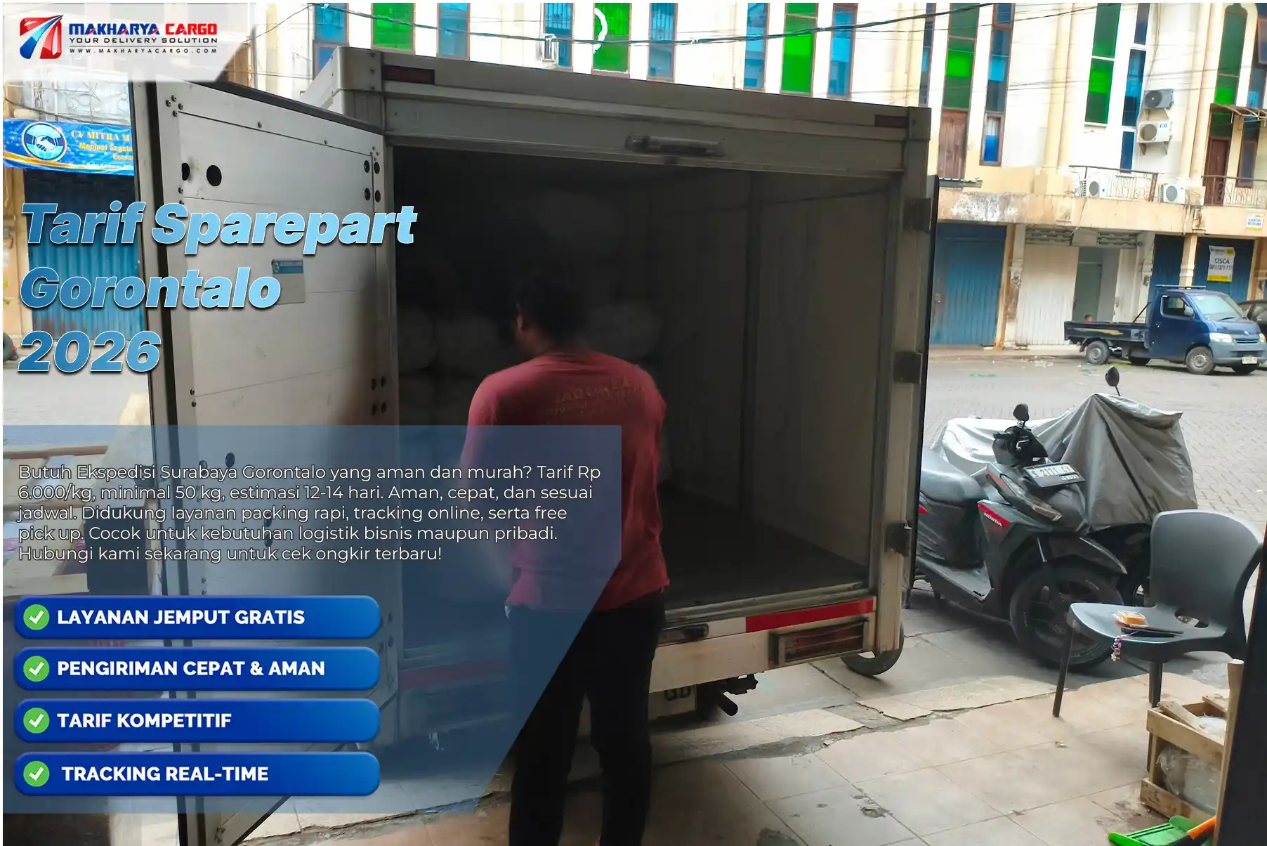 Tarif sparepart Gorontalo untuk pengiriman cargo aman dan cepat ke berbagai wilayah Indonesia