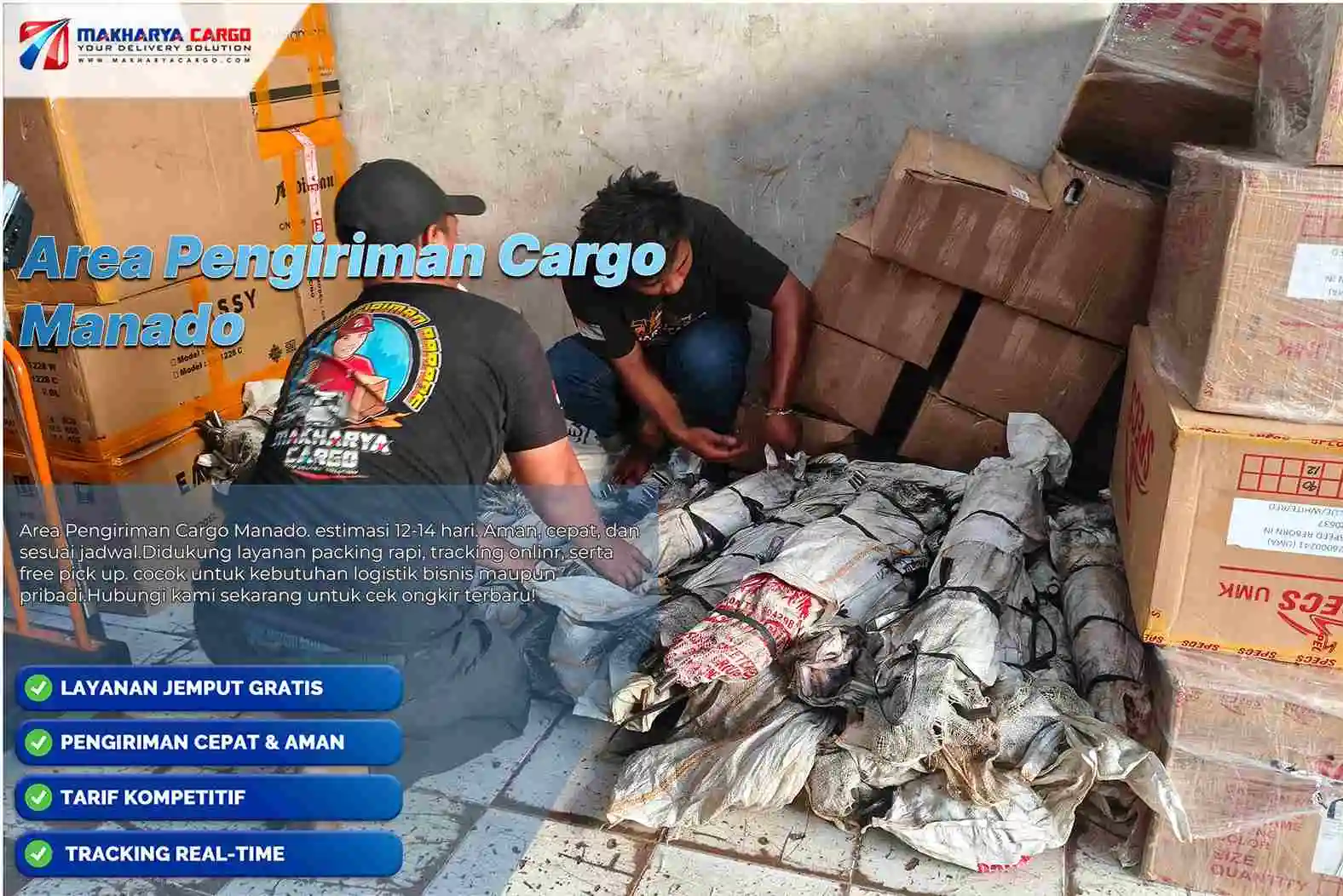 Area Pengiriman Cargo Manado