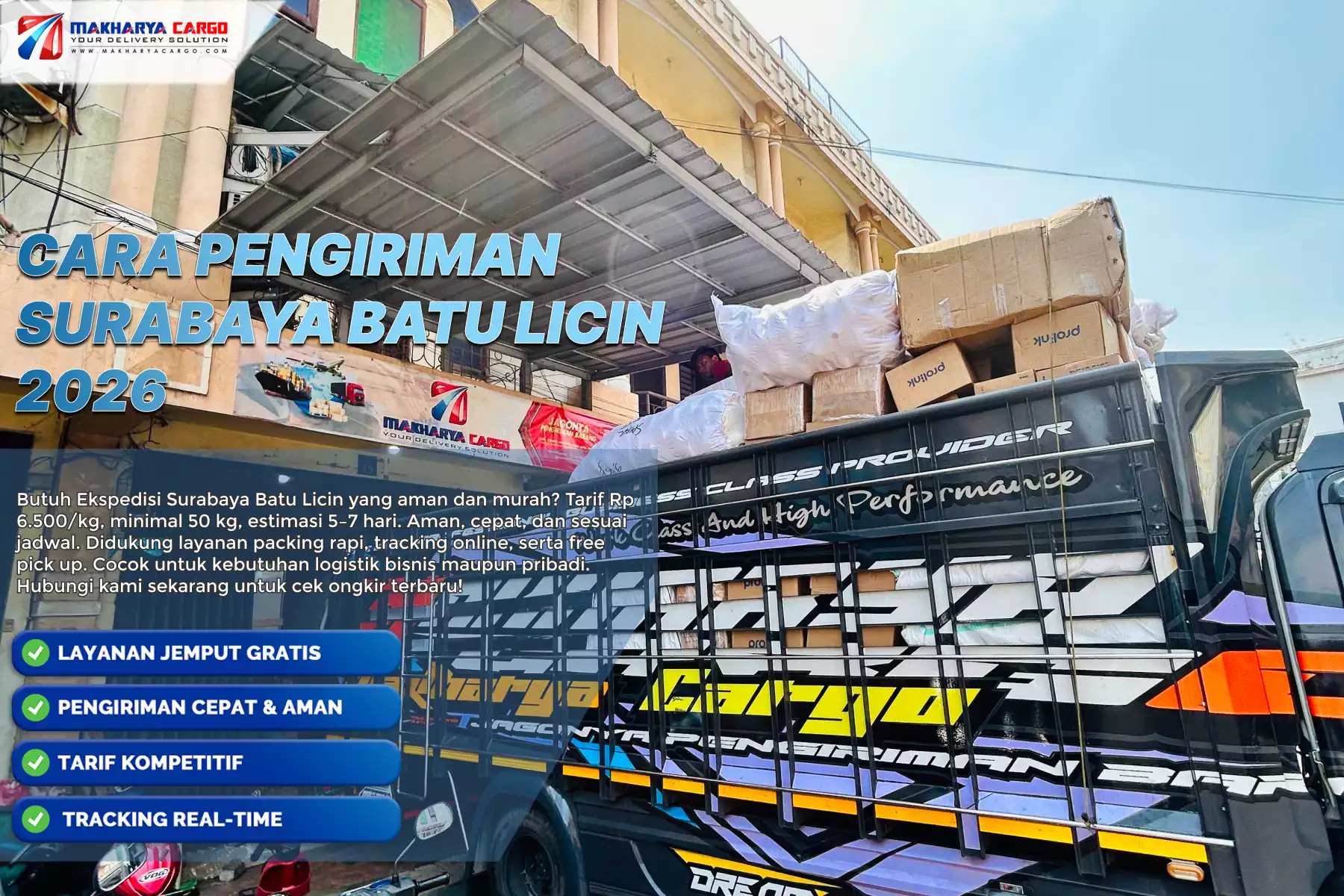 Cara Pengiriman Barang Surabaya Batu Licin