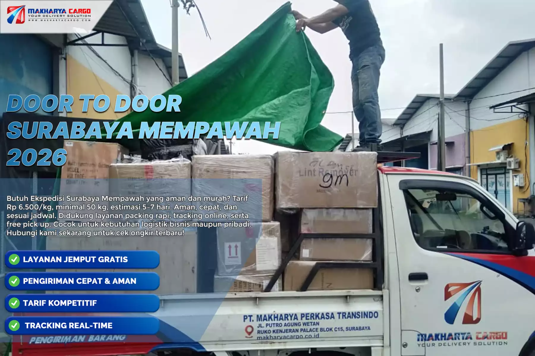Door to Door Surabaya Mempawah