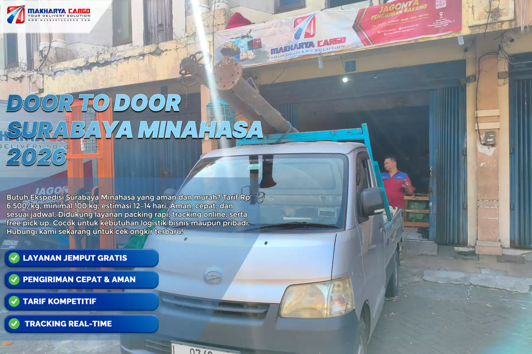 Door to Door Surabaya Minahasa 