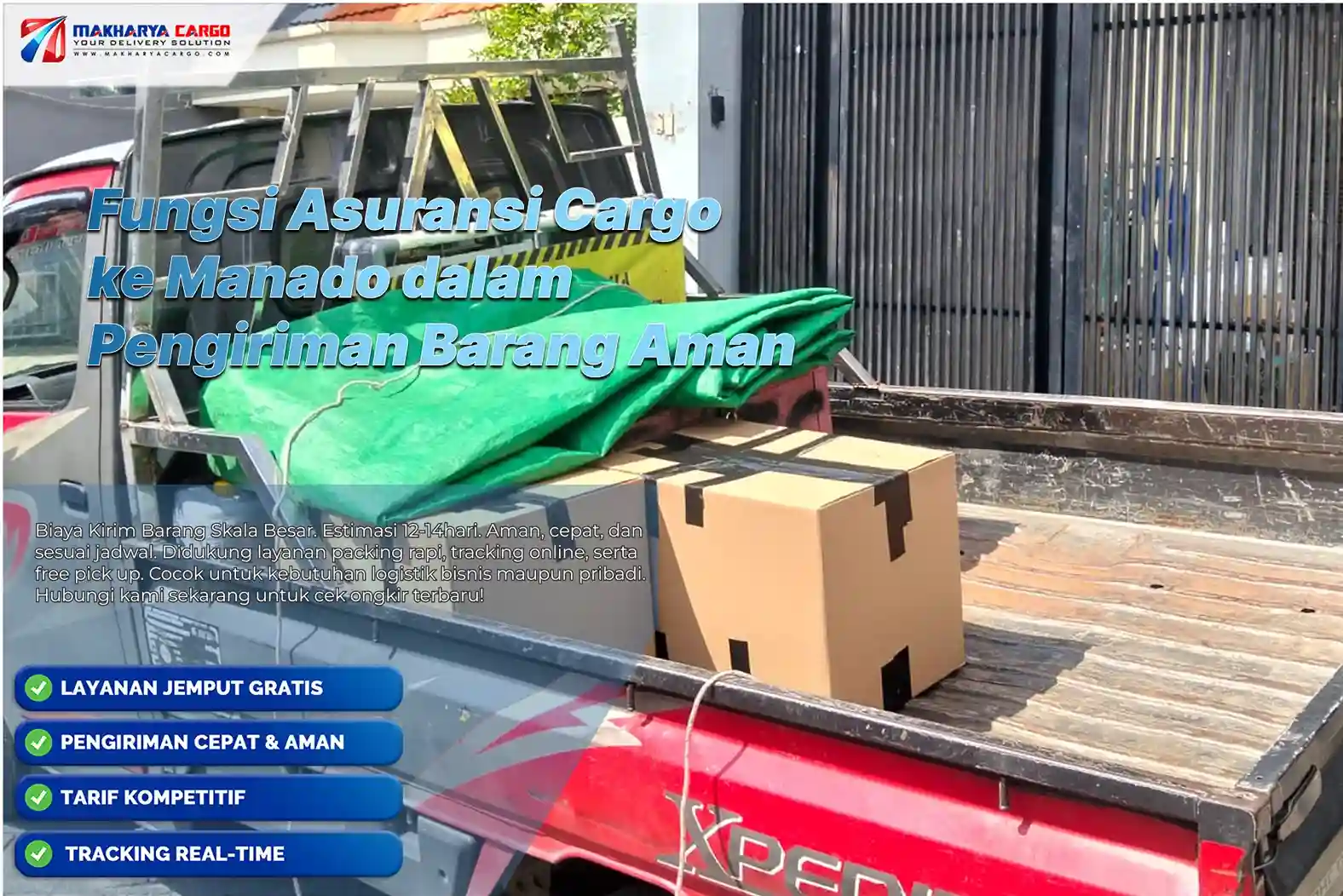 fungsi asuransi cargo ke manado