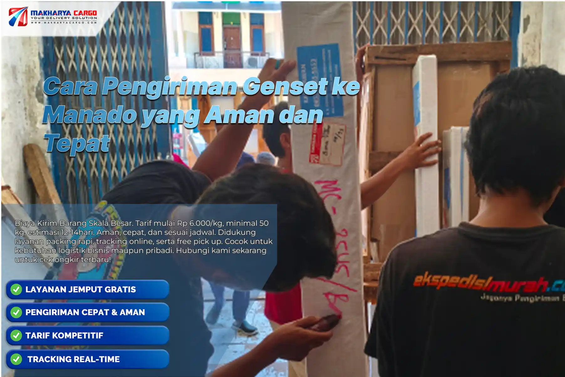 Cara Pengiriman Genset ke Manado yang Aman dan Tepat 6 cara pengiriman genset ke manado