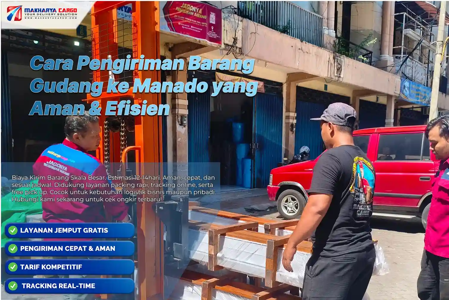 Cara Pengiriman Barang Gudang ke Manado yang Aman & Efisien 6 Cara pengiriman barang gudang ke Manado menggunakan layanan cargo antarpulau yang aman.