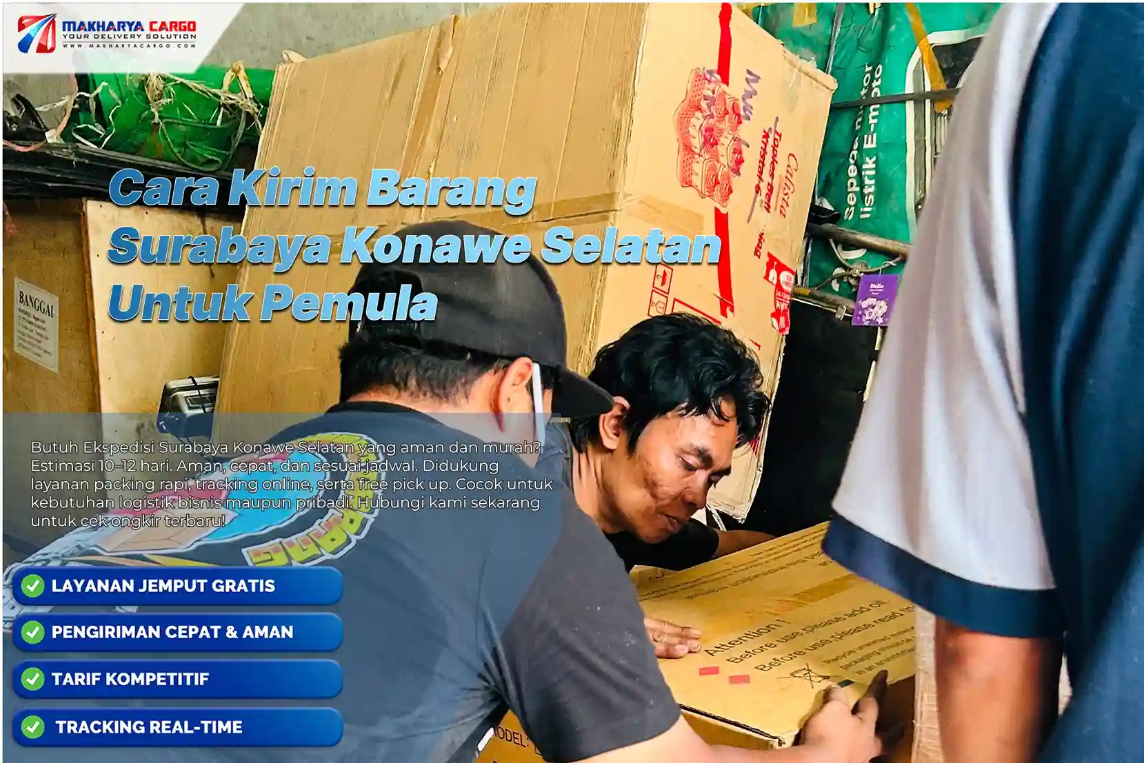 Cara Kirim Barang Surabaya Konawe Selatan