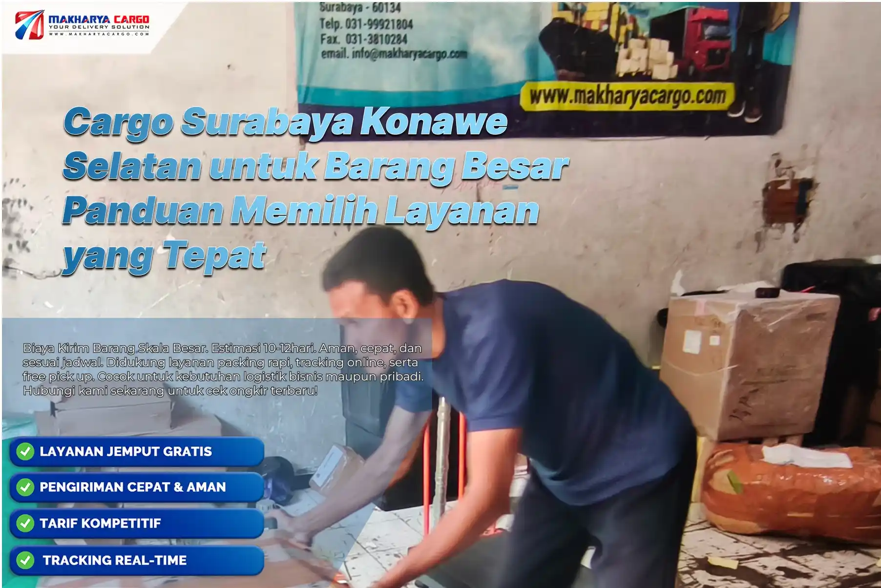 Cargo Surabaya Konawe Selatan