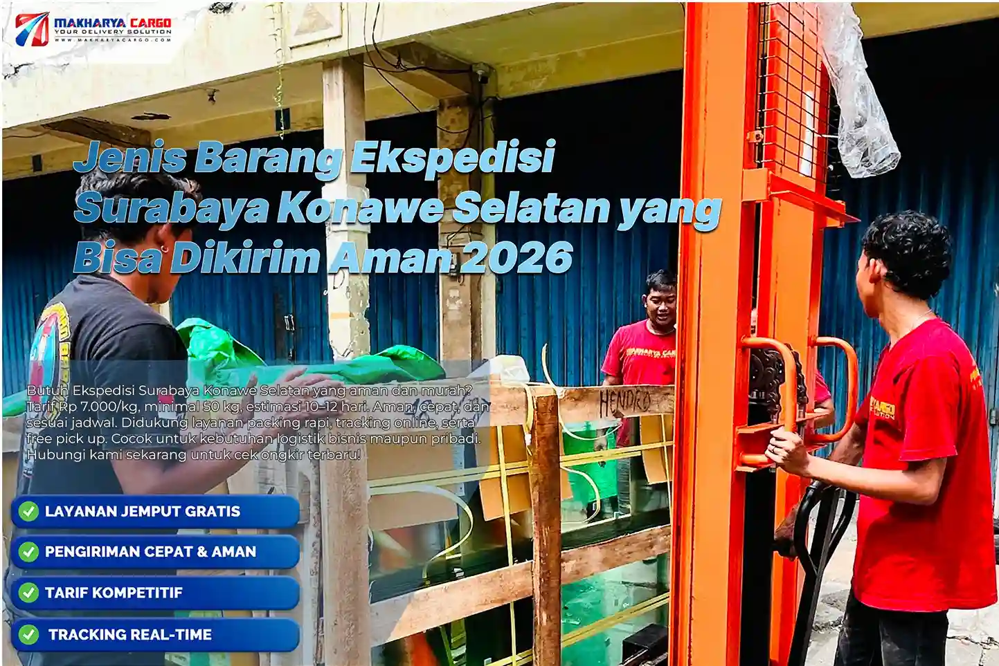 Jenis Barang Ekspedisi Surabaya Konawe Selatan