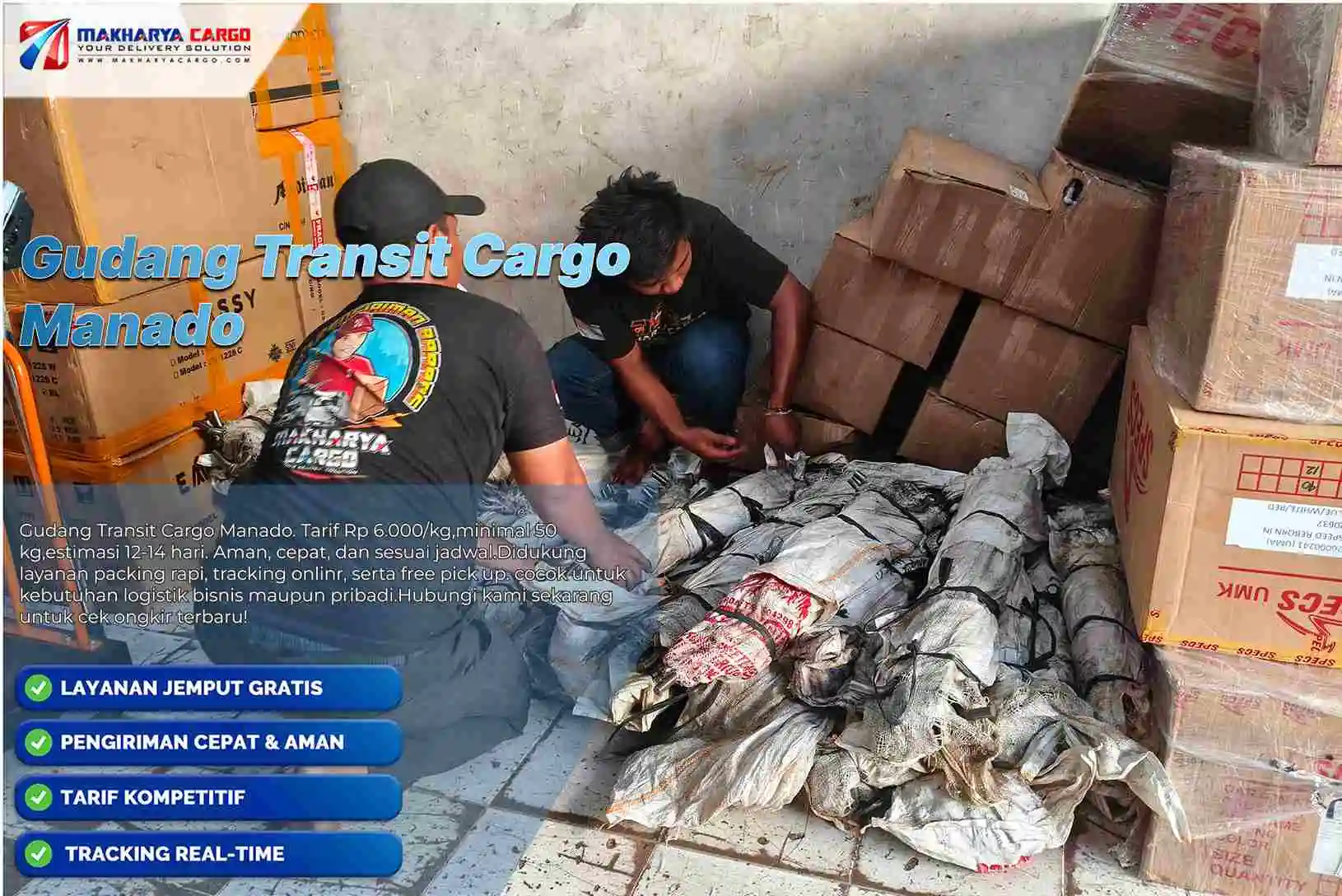 gudang transit cargo manado