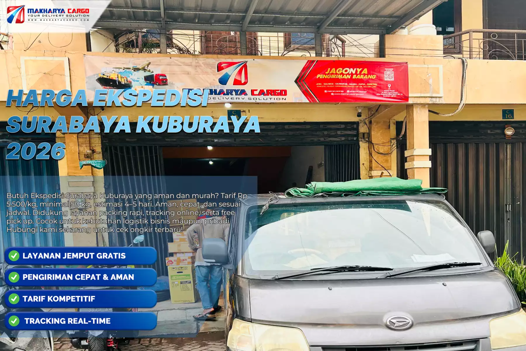 Harga Ekspedisi Surabaya Kubu Raya: Tarif per Kg dan Minimum Charge 5 Harga Ekspedisi Surabaya Kubu Raya