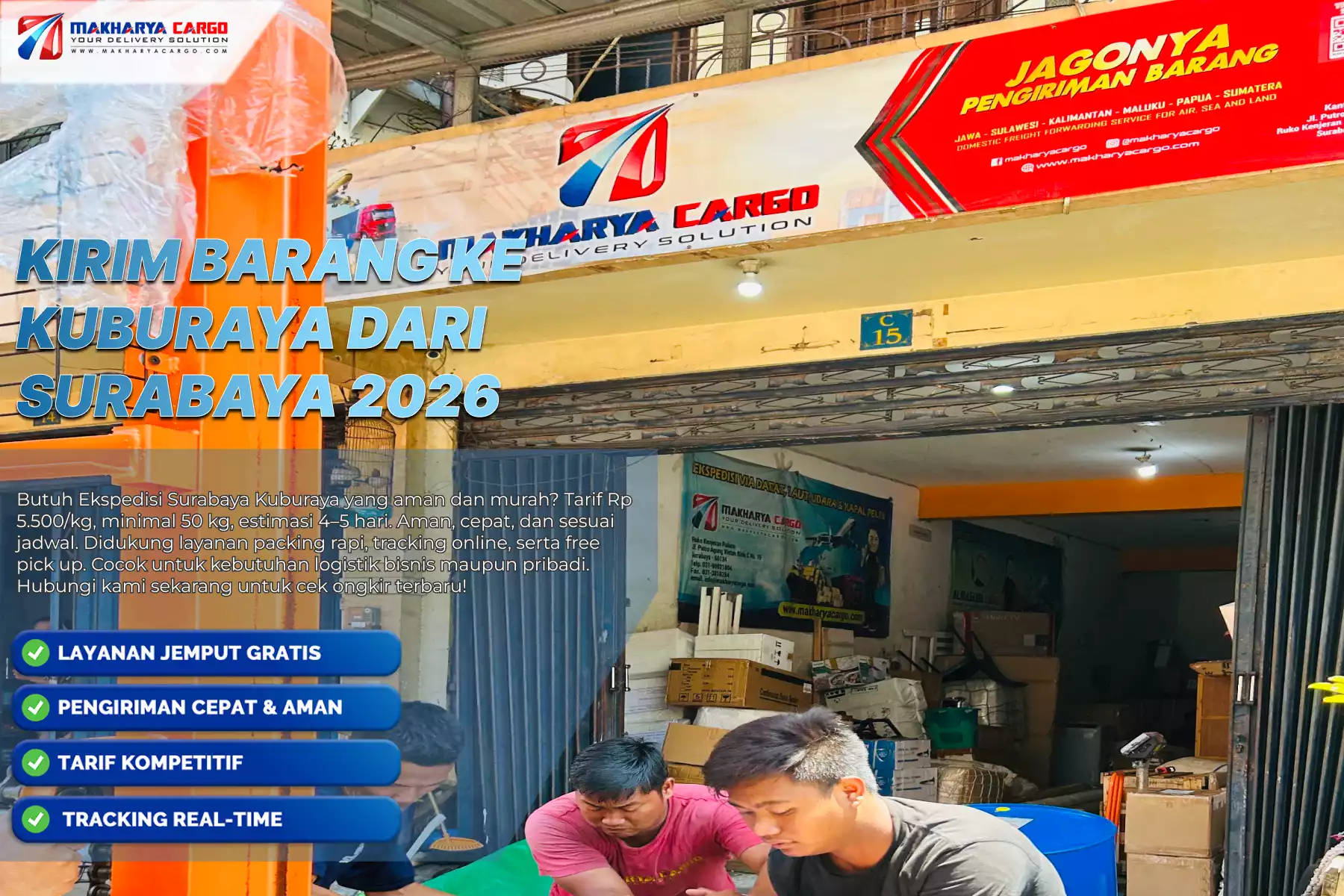Kirim Barang ke Kubu Raya