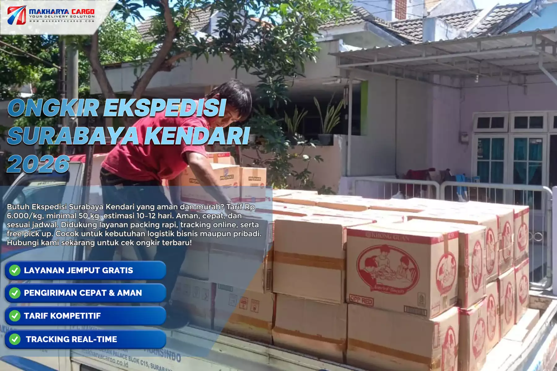 Ongkir Ekspedisi Surabaya Kendari