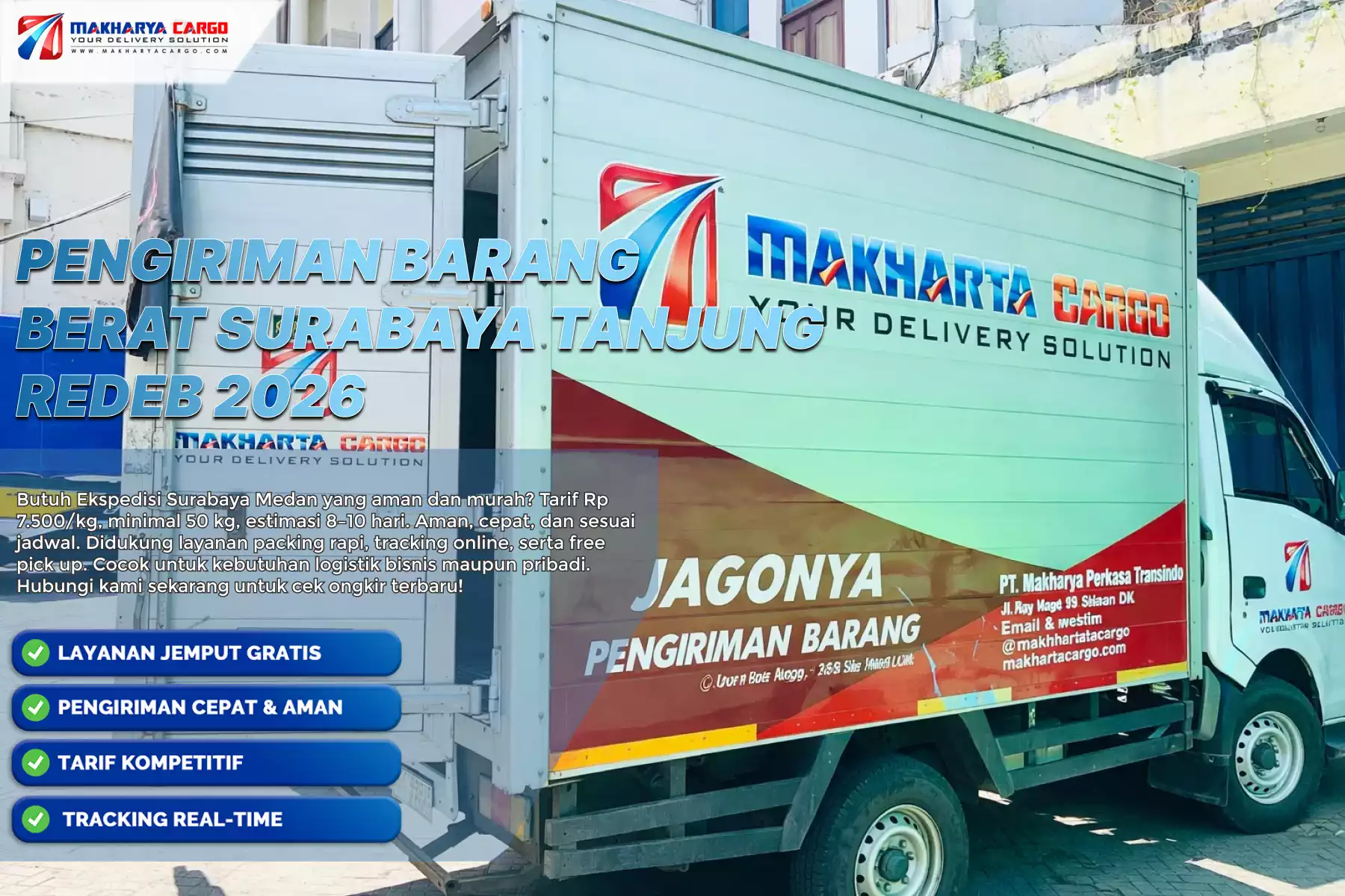 Pengiriman Barang Berat Surabaya Tanjung Redeb