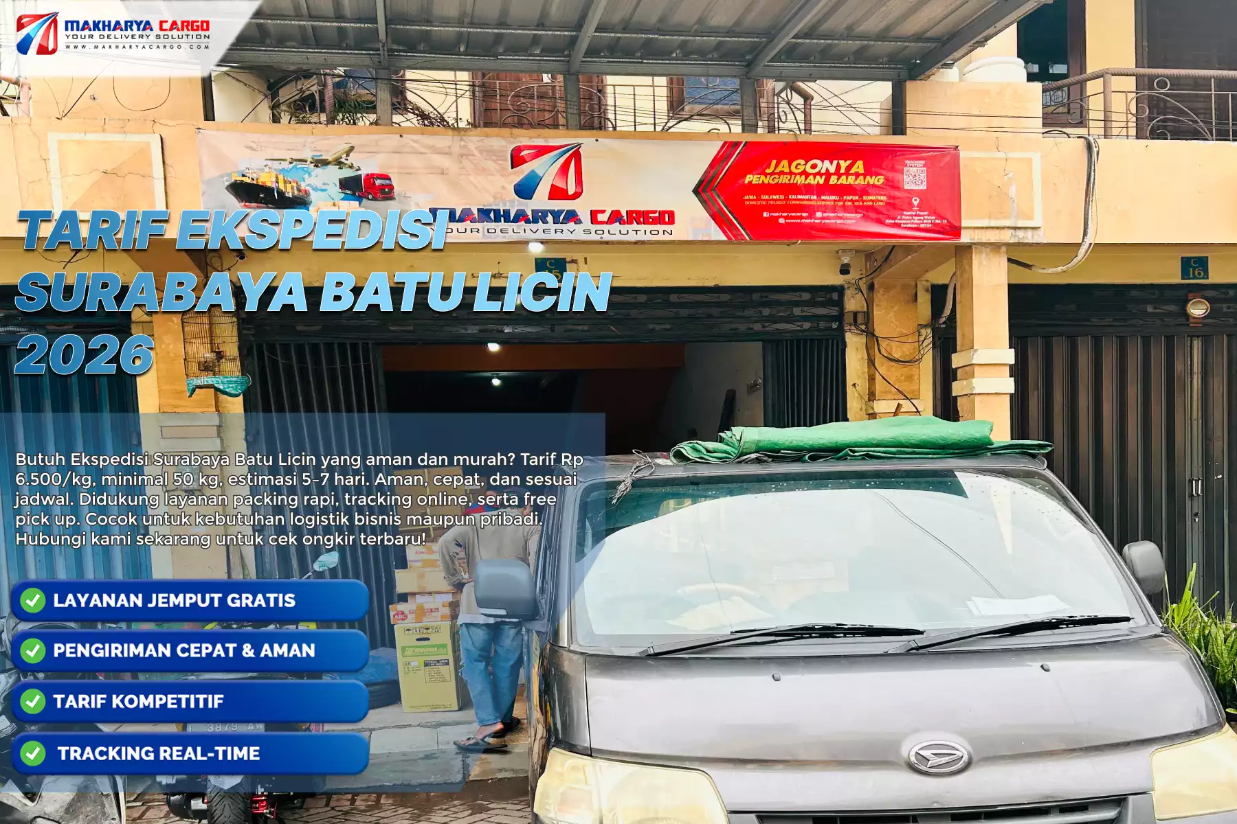 Tarif Ekspedisi Surabaya Batu Licin