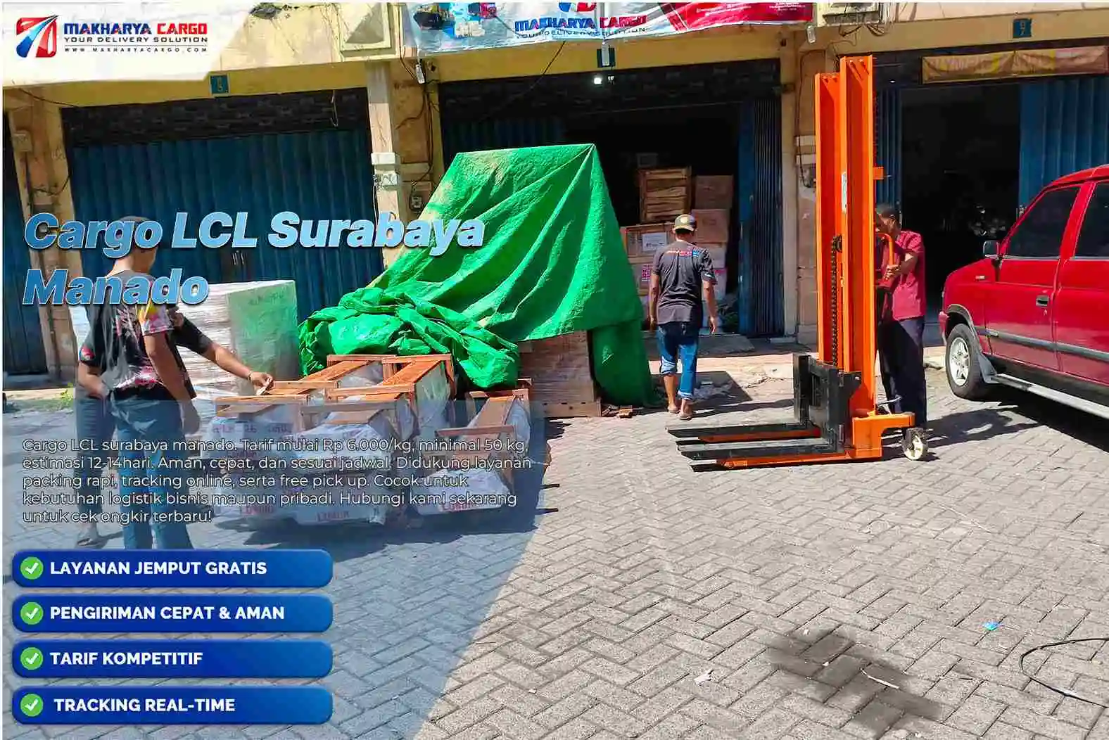 Cargo LCL Surabaya Manado Hemat & Efisien 2026 6 cargo lcl surabaya manado