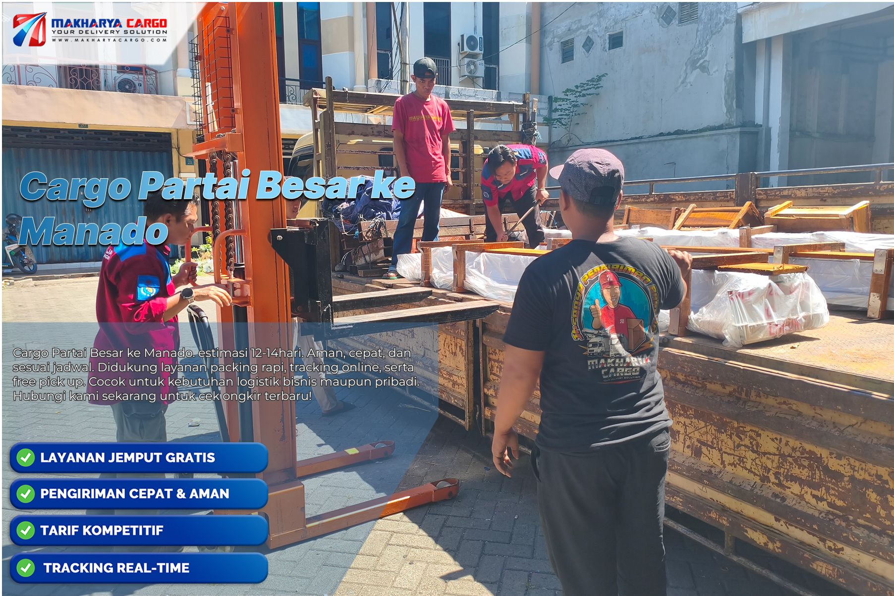 Cargo Partai Besar ke Manado Terpercaya & Hemat 2026 6 cargo partai besar ke manado