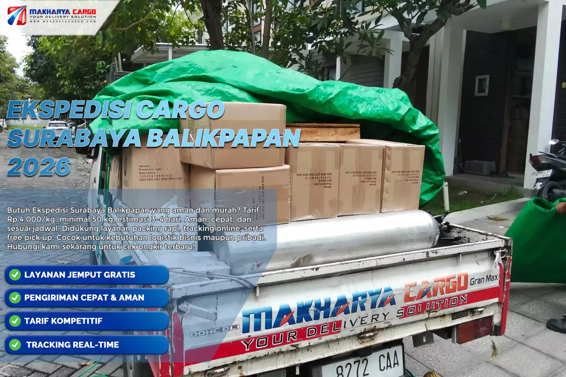 Ekspedisi cargo Surabaya Balikpapan