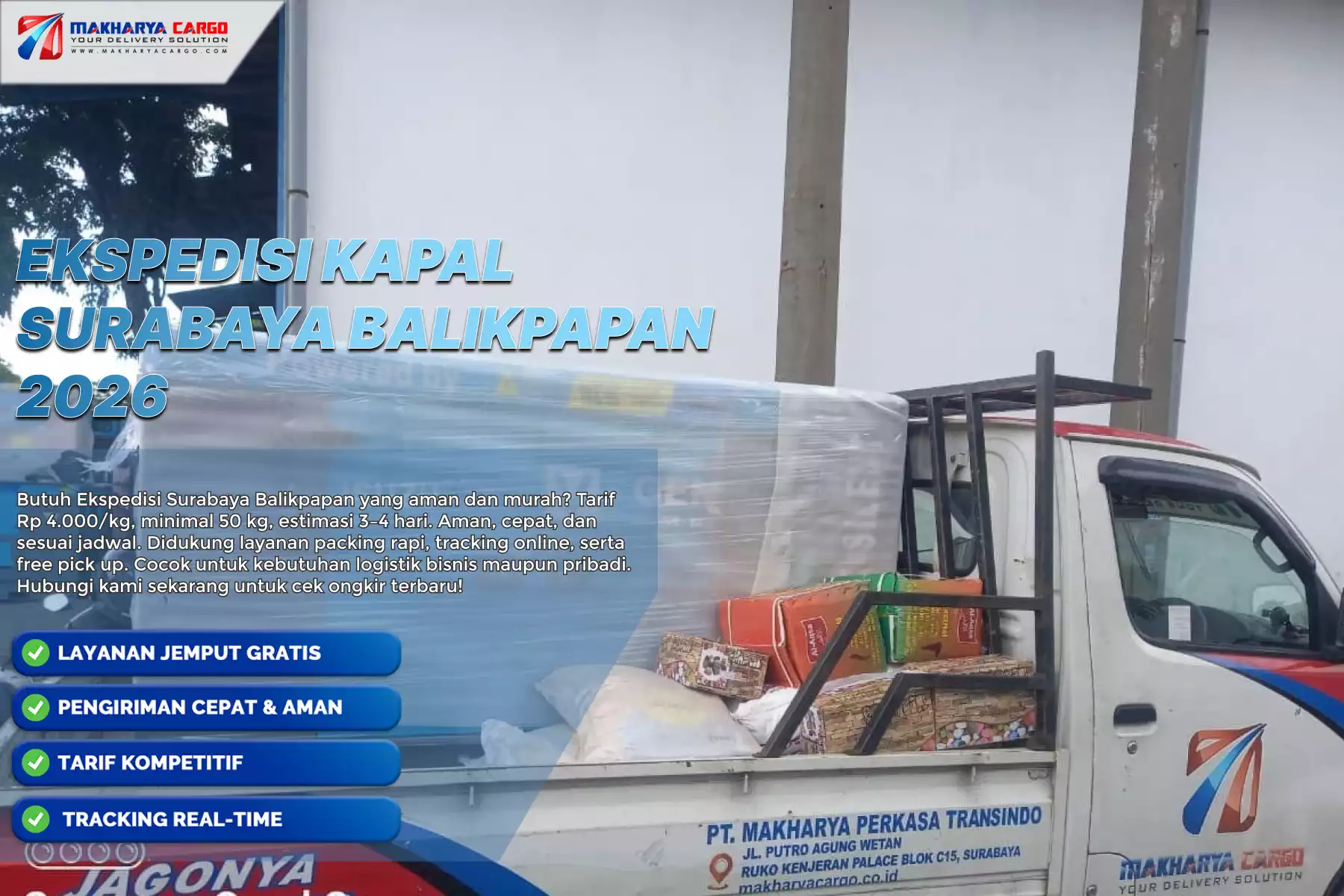 ekspedisi kapal surabaya balikpapan