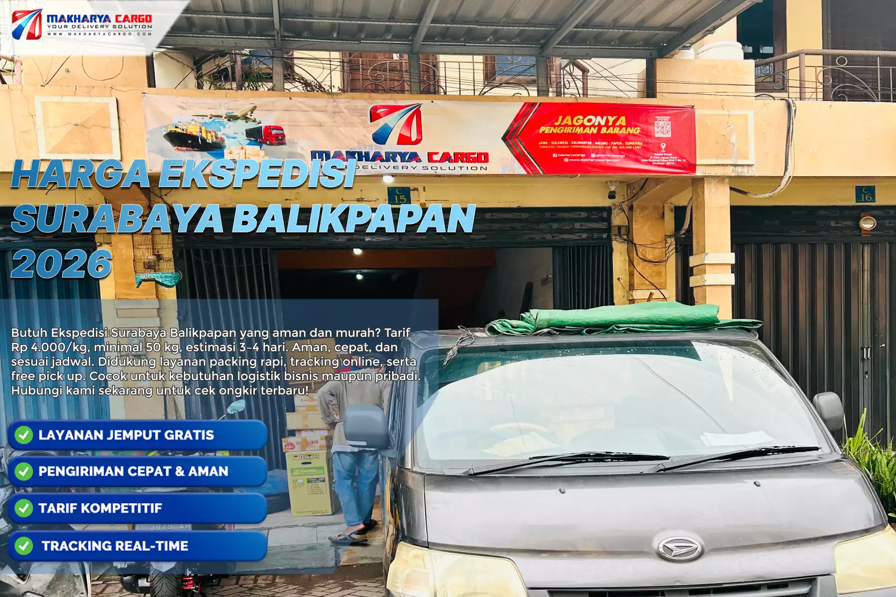 Harga Ekspedisi Surabaya Balikpapan Berdasarkan Berat dan Volume Barang 5 harga ekspedisi surabaya balikpapan