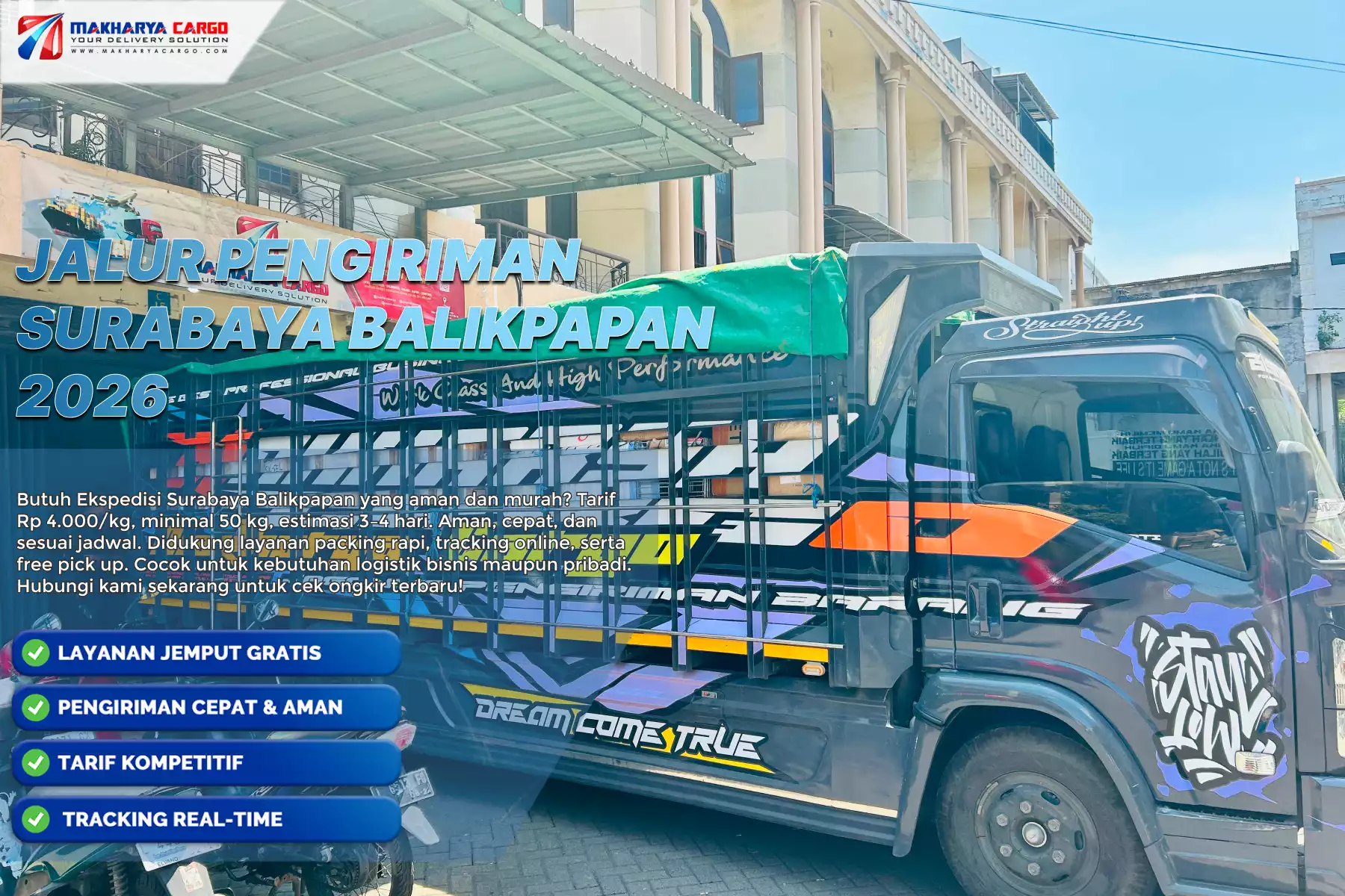 jalur pengiriman surabaya balikpapan