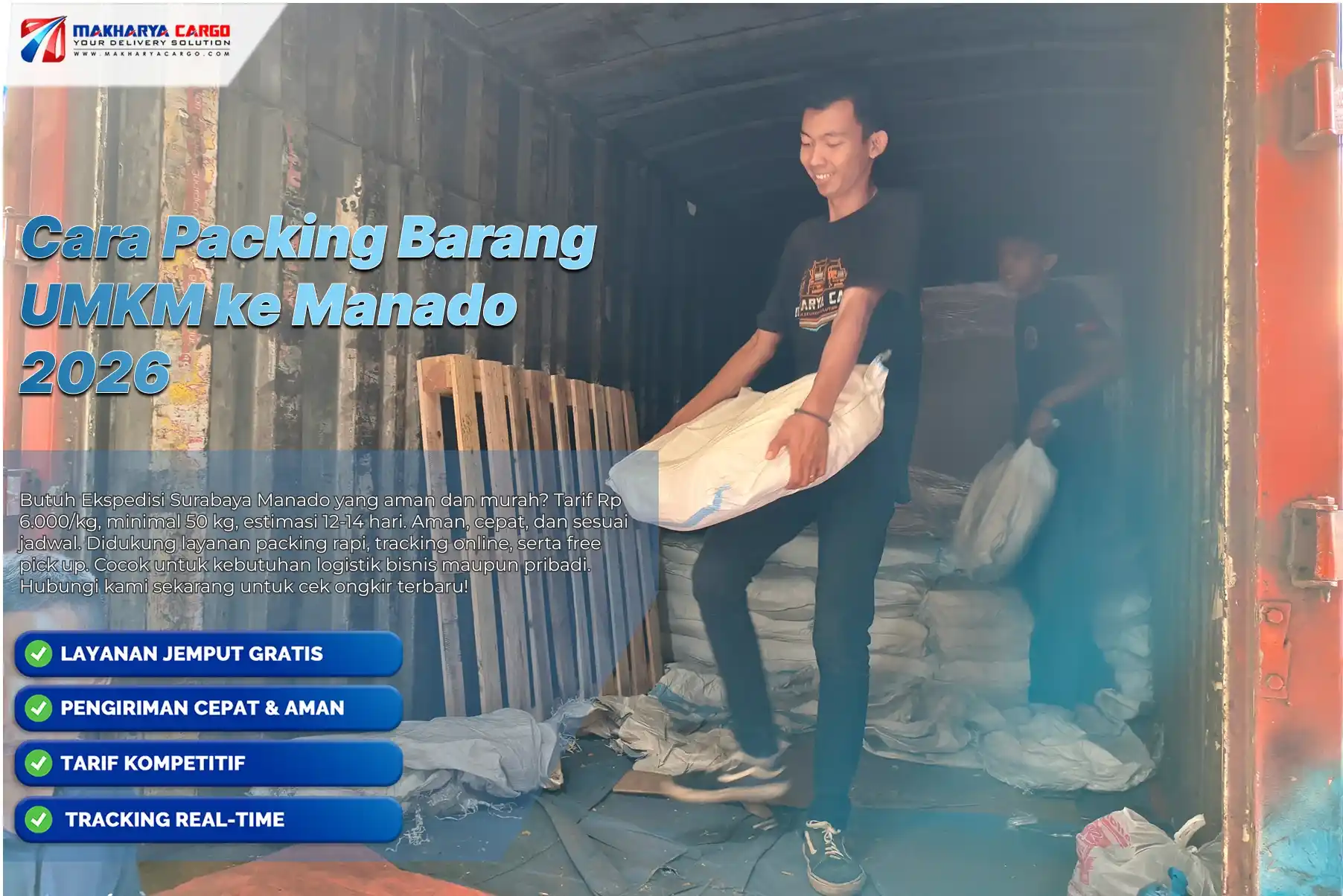 Teknik packing UMKM ke Manado dengan standar ekspedisi untuk mencegah kerusakan barang