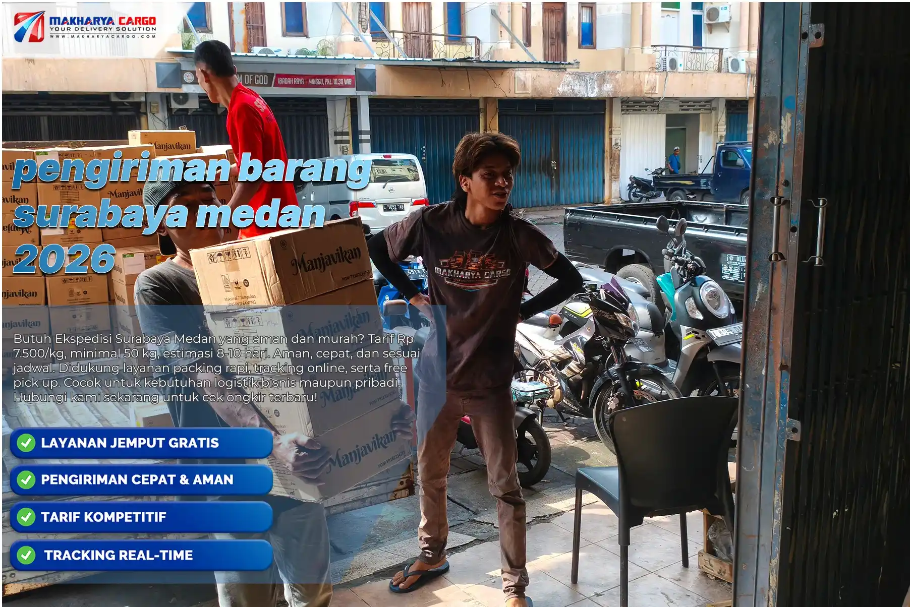 Proses pengiriman barang Surabaya Medan menggunakan layanan logistik antarpulau untuk berbagai jenis muatan.