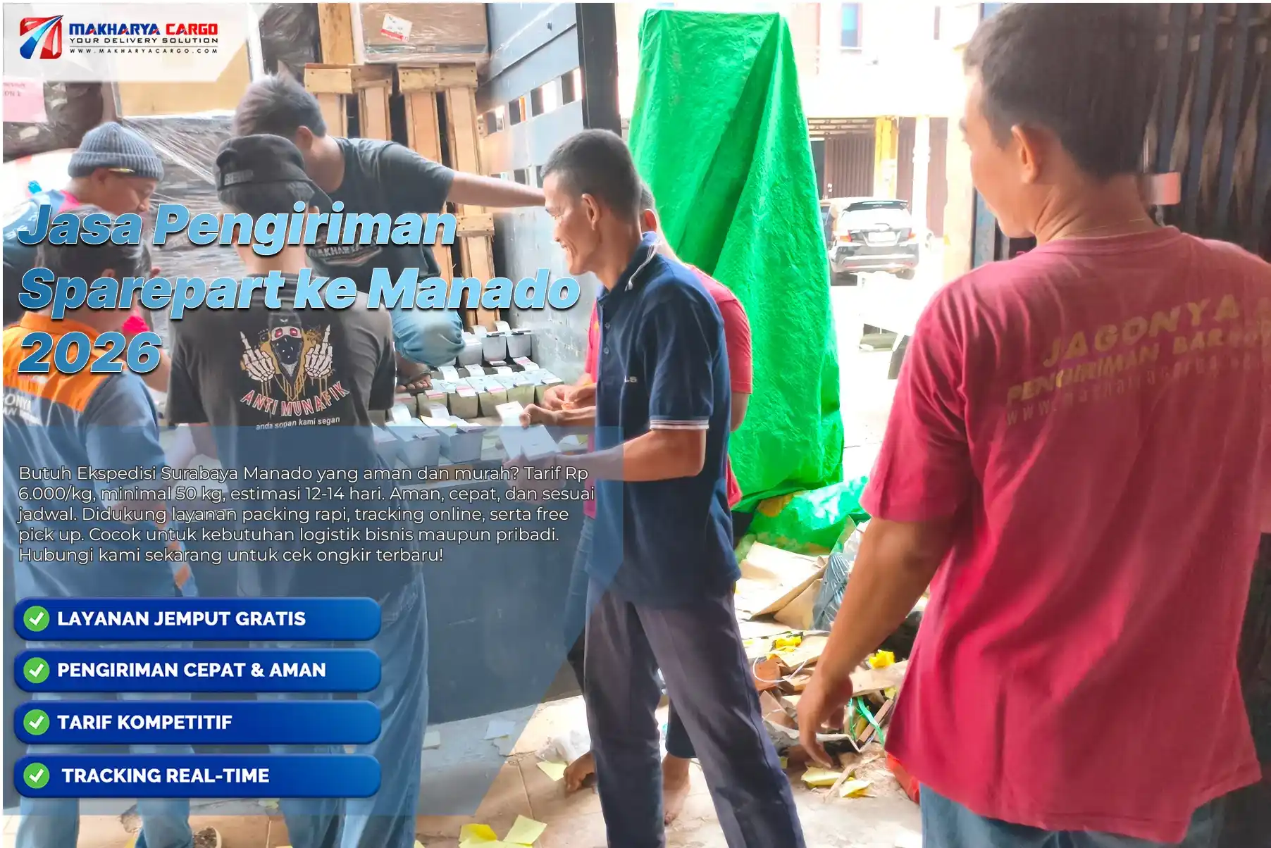 Layanan Jasa Pengiriman Sparepart ke Manado yang Efisien untuk Bisnis Otomotif 6 Pengiriman sparepart motor dan mobil ke Manado melalui jasa cargo terpercaya dengan sistem door to door