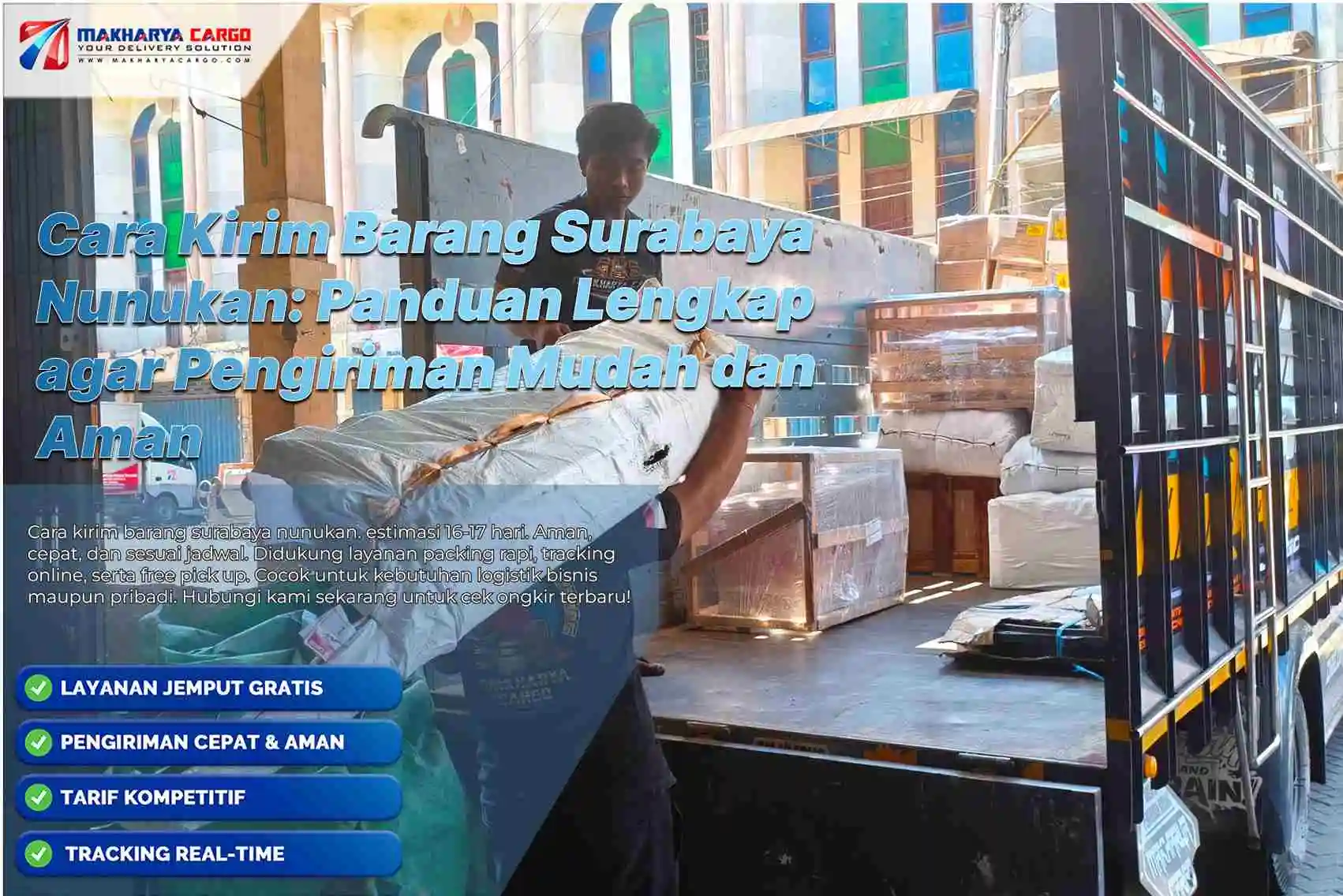 cara kirim barang surabaya nunukan