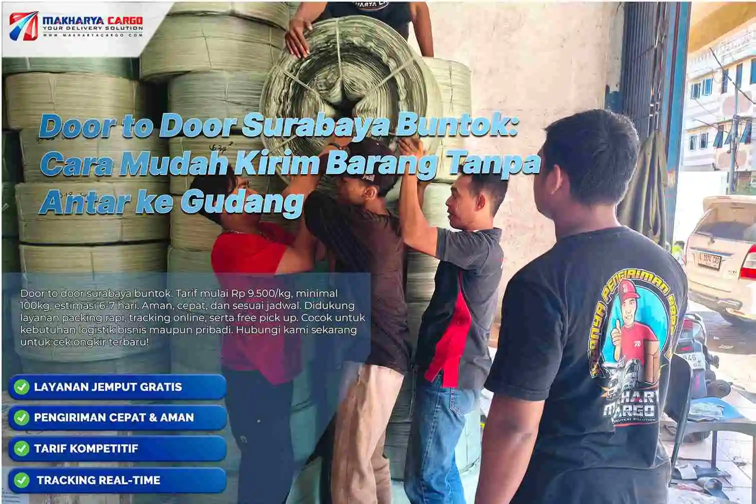 door to door surabaya buntok