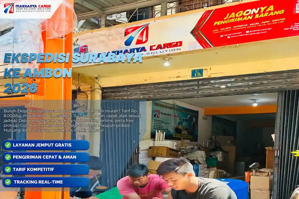 Ekspedisi Surabaya ke Ambon