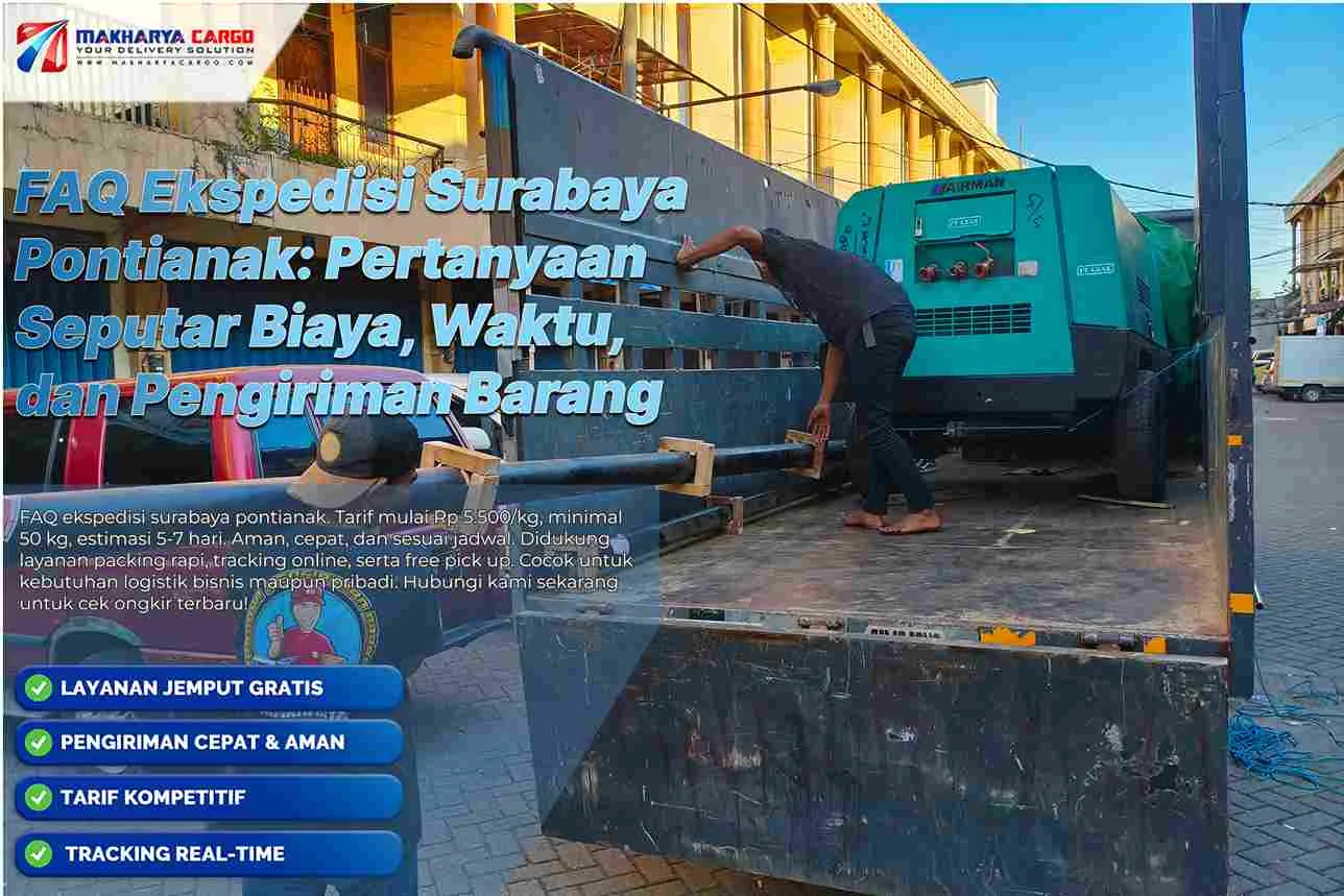 faq ekspedisi surabaya pontianak