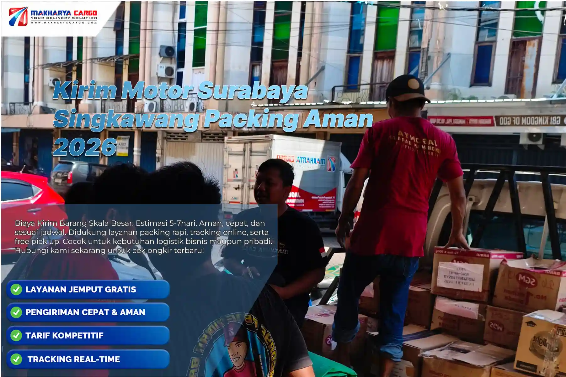 Kirim motor Surabaya Singkawang menggunakan layanan ekspedisi motor aman dan terpercaya