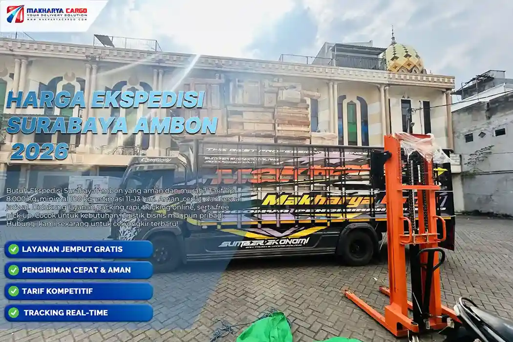 Harga Ekspedisi Surabaya Ambon Mulai Rp8.000/Kg 5 Harga Ekspedisi Surabaya Ambon