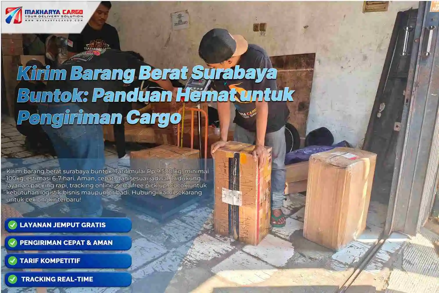 kirim barang berat surabaya buntok