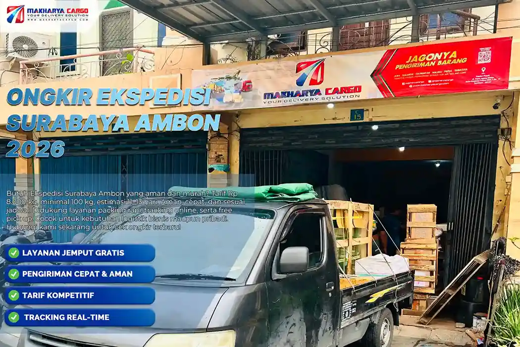 Ongkir Surabaya Ambon