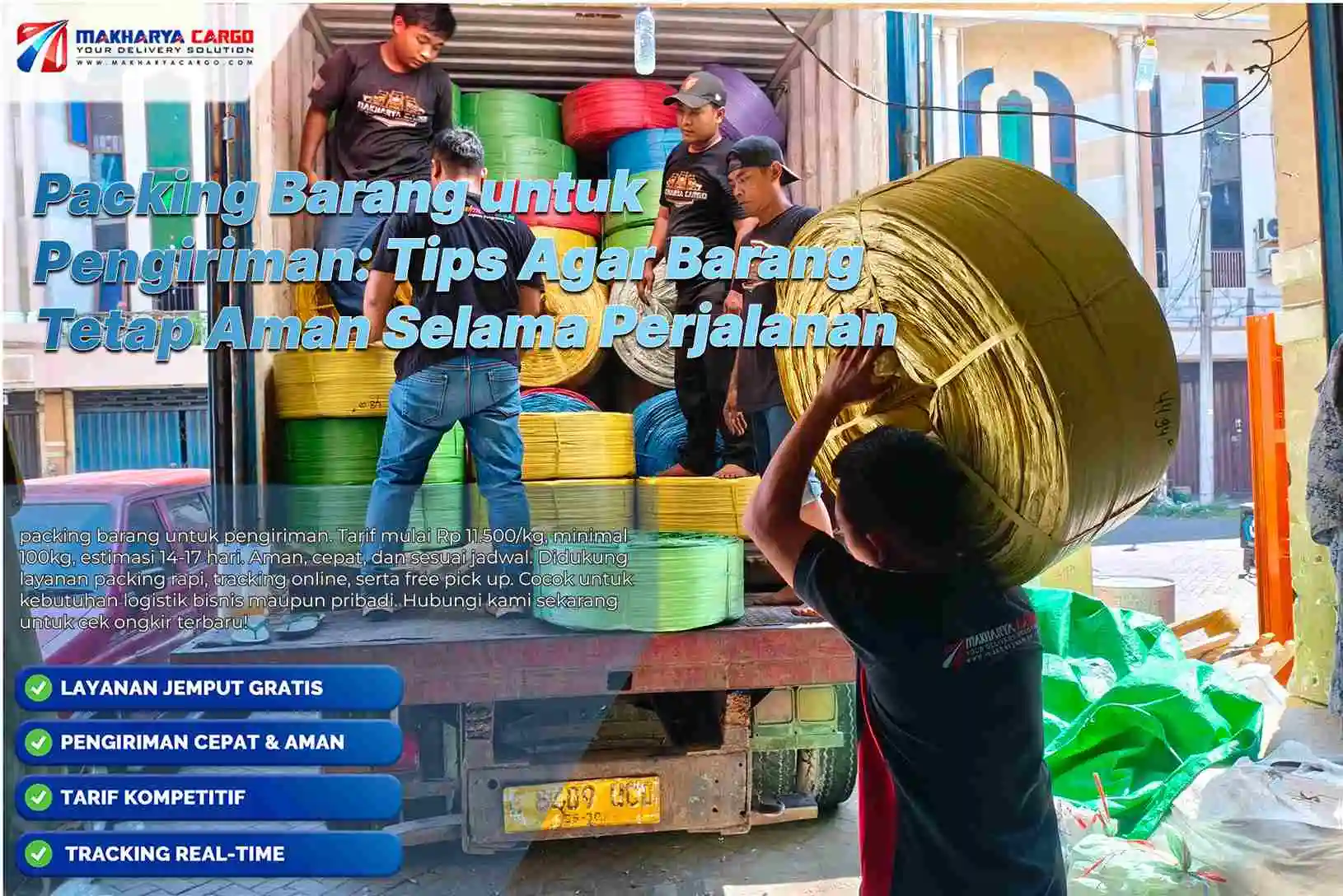 packing barang untuk pengiriman