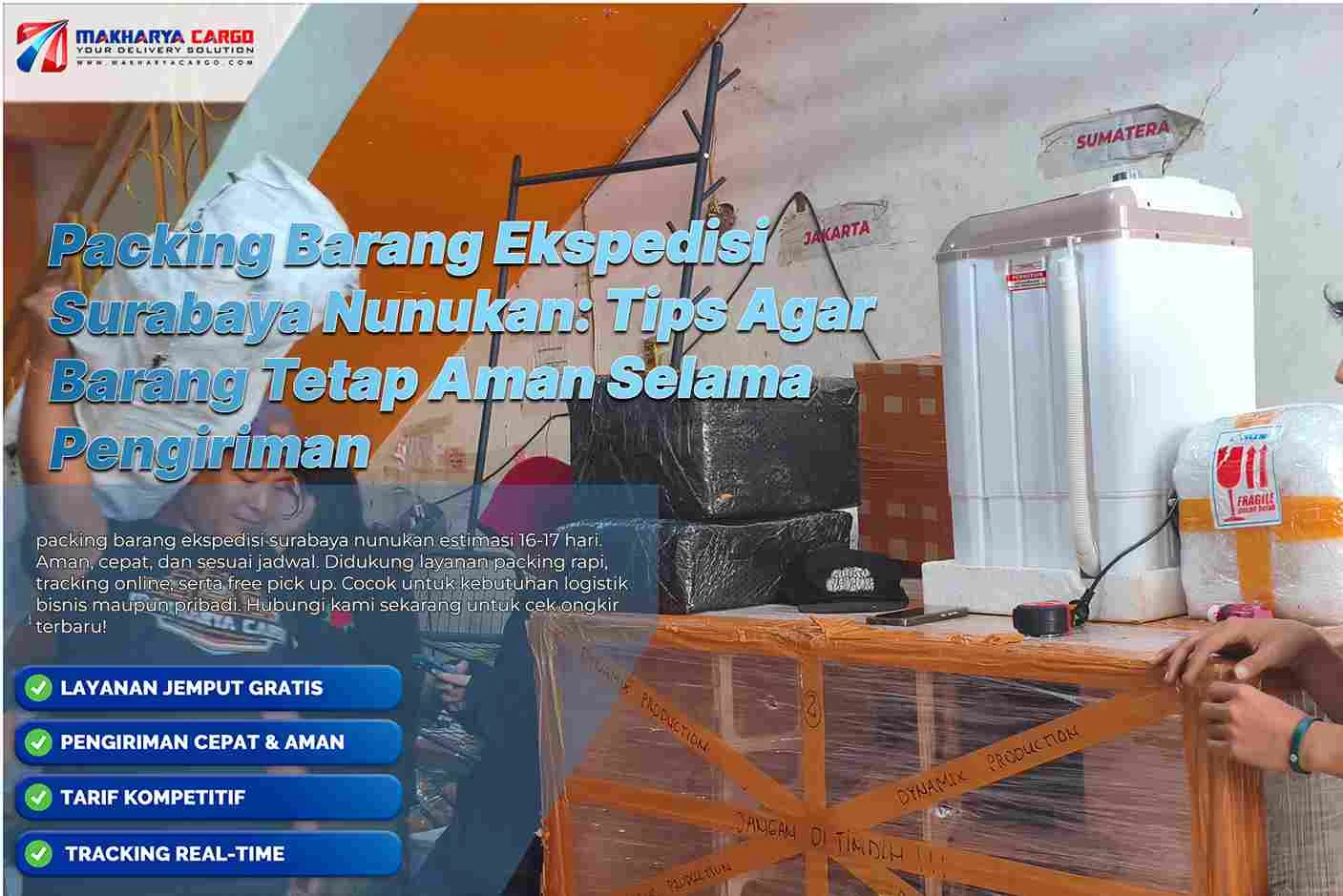 packing barang ekspedisi surabaya nunukan