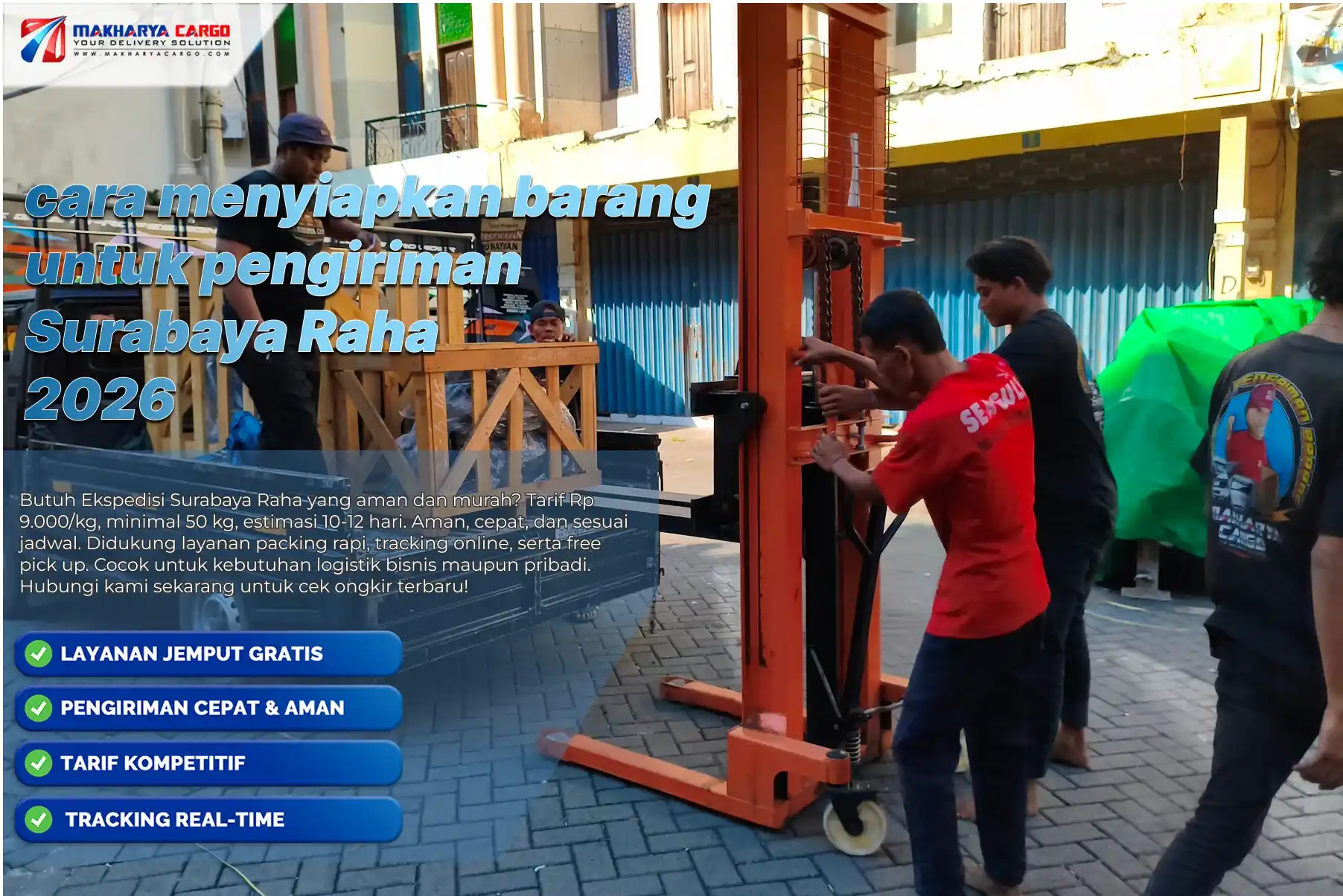 Cara menyiapkan barang untuk pengiriman Surabaya Raha dengan pemeriksaan kondisi dan packing sesuai karakter kiriman