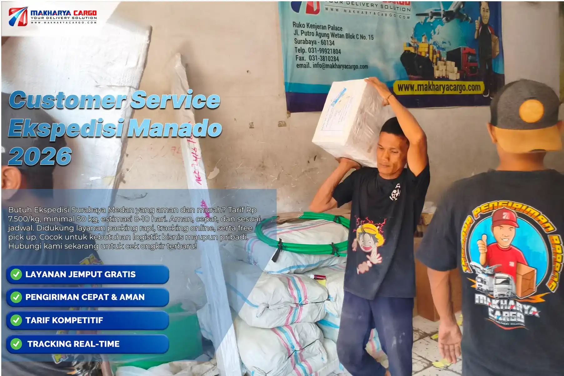 Customer Service Ekspedisi Manado: Solusi Cepat untuk Informasi, Tracking, dan Pengiriman Barang 6 Customer Service Ekspedisi Manado siap membantu informasi pengiriman, konsultasi cargo, dan tracking barang.