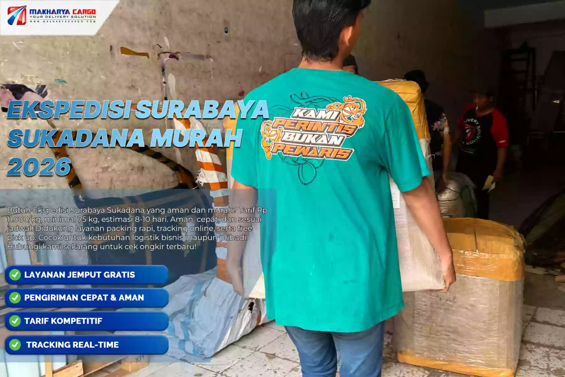Ekspedisi Surabaya Sukadana Murah 