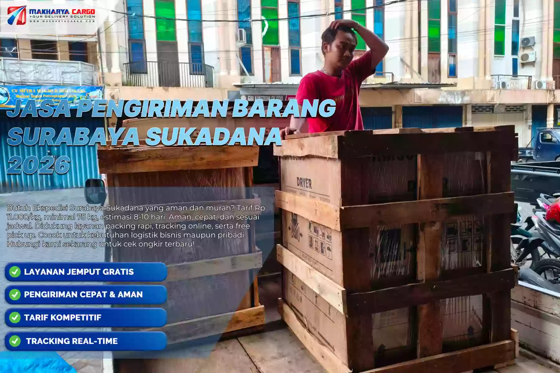 Jasa Pengiriman Barang Surabaya Sukadana